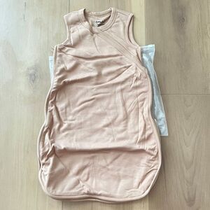 NEW Goumi Kids Slumber Sleepbag Sandstone SZ 0-3mo Newborn Baby Bamboo Sleepsack